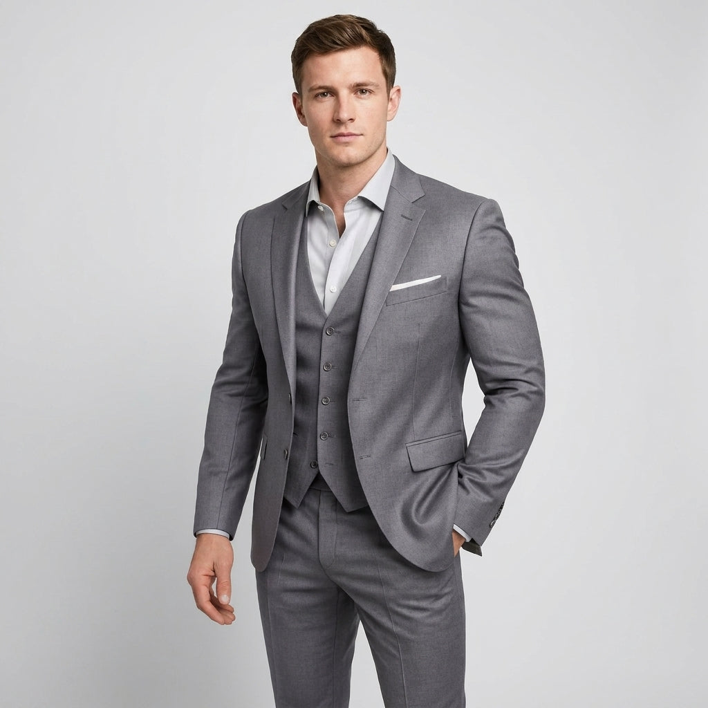 Men's Lightweight Navy Slim Fit Blazer