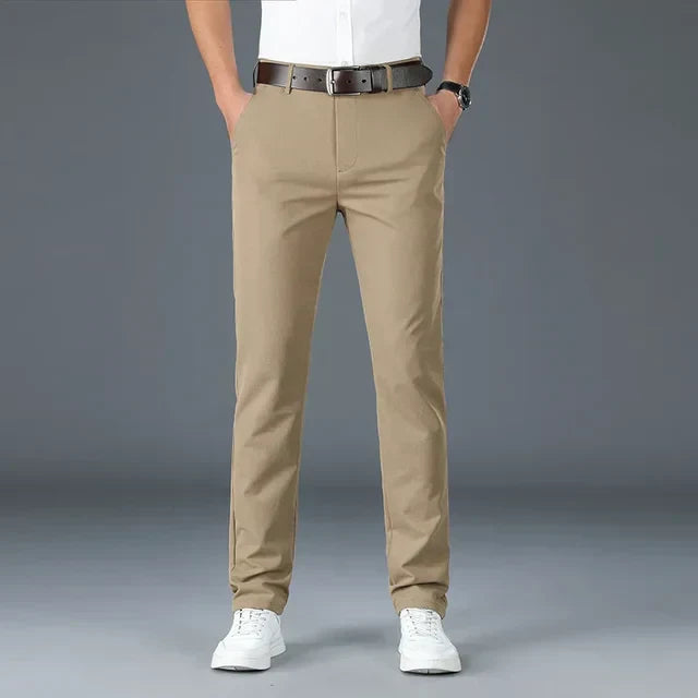 Men's Slim Fit Formal Dress Trousers