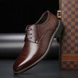 Men's Classic Derby Shoes in PU Leather