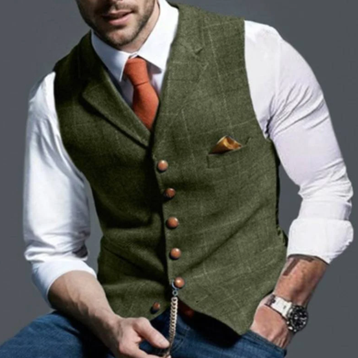 Men's Tailored Suit Vest
