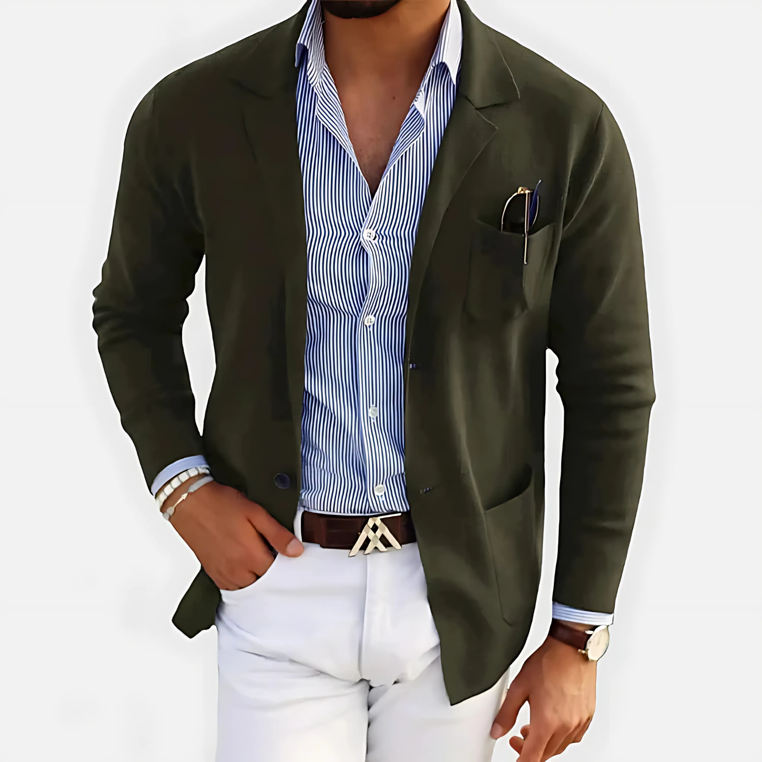Men's Knit Button Cardigan