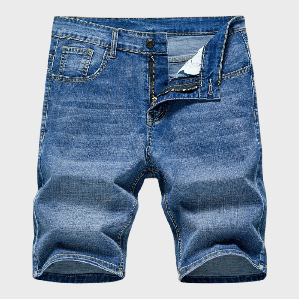 Men's Slim Fit Denim Shorts