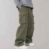 Men's Relaxed Fit Wide Leg Cargo Pants