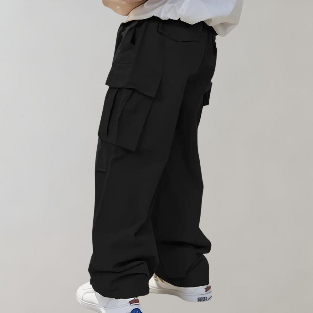 Men's Relaxed Fit Wide Leg Cargo Pants