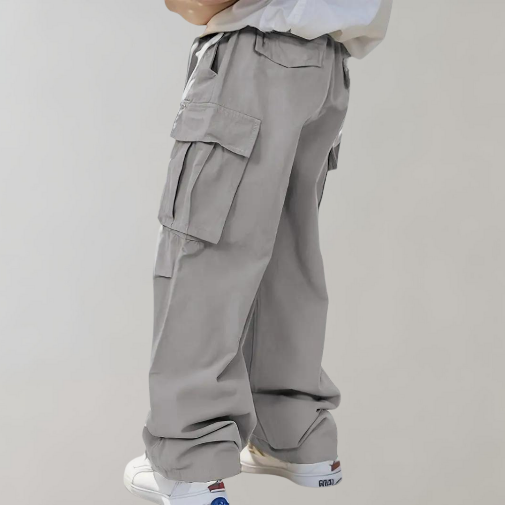 Men's Relaxed Fit Wide Leg Cargo Pants