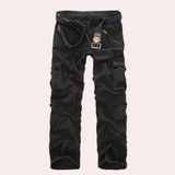 Men's Tactical Cargo Trousers with Adjustable Waist