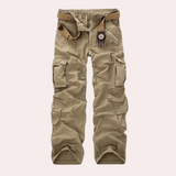 Men's Tactical Cargo Trousers with Adjustable Waist