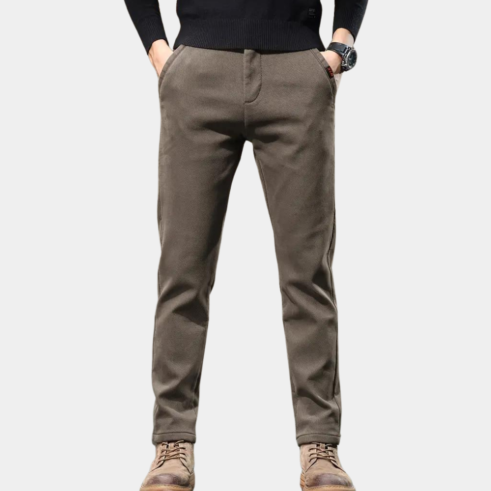 Men's Slim Fit Casual Chino Trousers