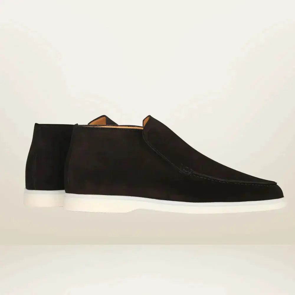 Men's Slip-On Leather Loafers, Flexible Sole