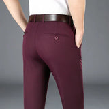 Men's Slim Fit Formal Dress Trousers