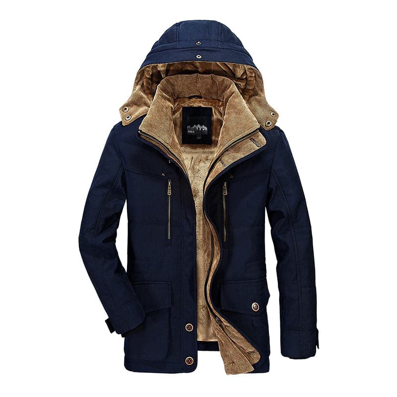 Men's Hooded Winter Parka Jacket