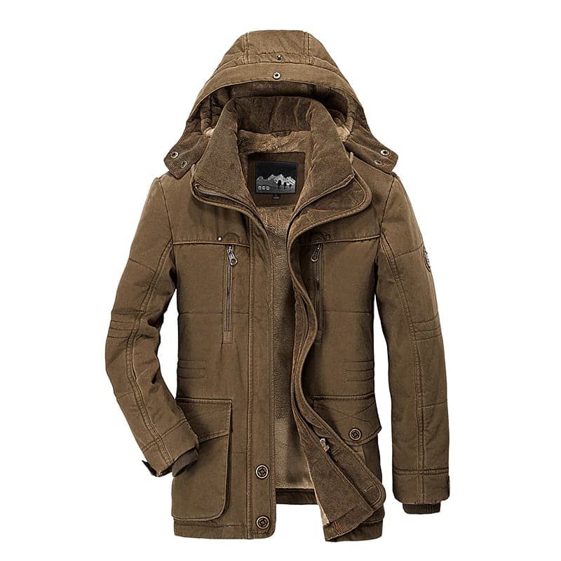 Men's Hooded Winter Parka Jacket