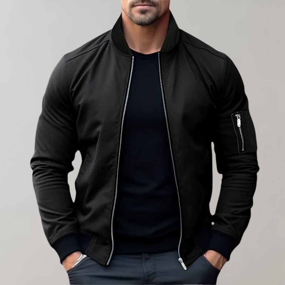 Men's Bomber Zip Jacket