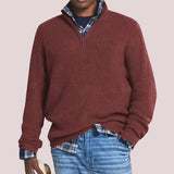 Men's V-Neck Cable Knit Sweater