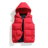 Men's Quilted Hooded Bodywarmer with Pockets