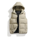 Men's Quilted Hooded Bodywarmer with Pockets
