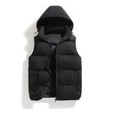 Men's Quilted Hooded Bodywarmer with Pockets