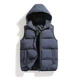Men's Quilted Hooded Bodywarmer with Pockets