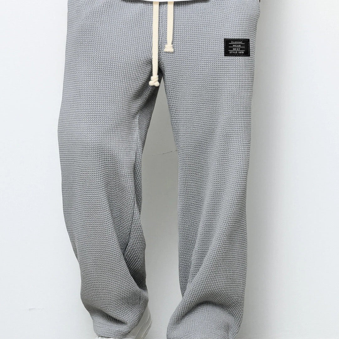 Men's Drawstring Wide Leg Sweatpants