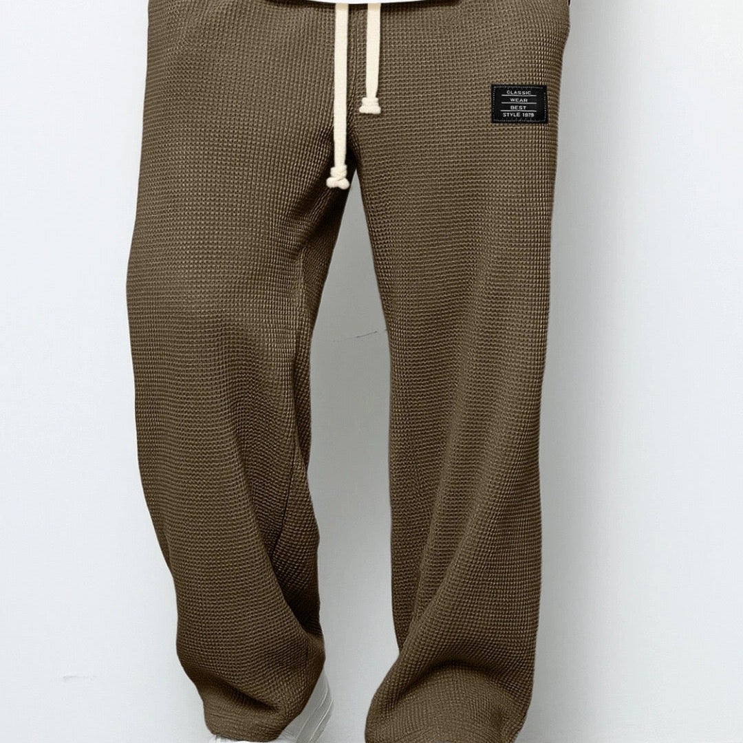 Men's Drawstring Wide Leg Sweatpants