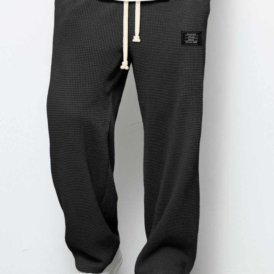 Men's Drawstring Wide Leg Sweatpants