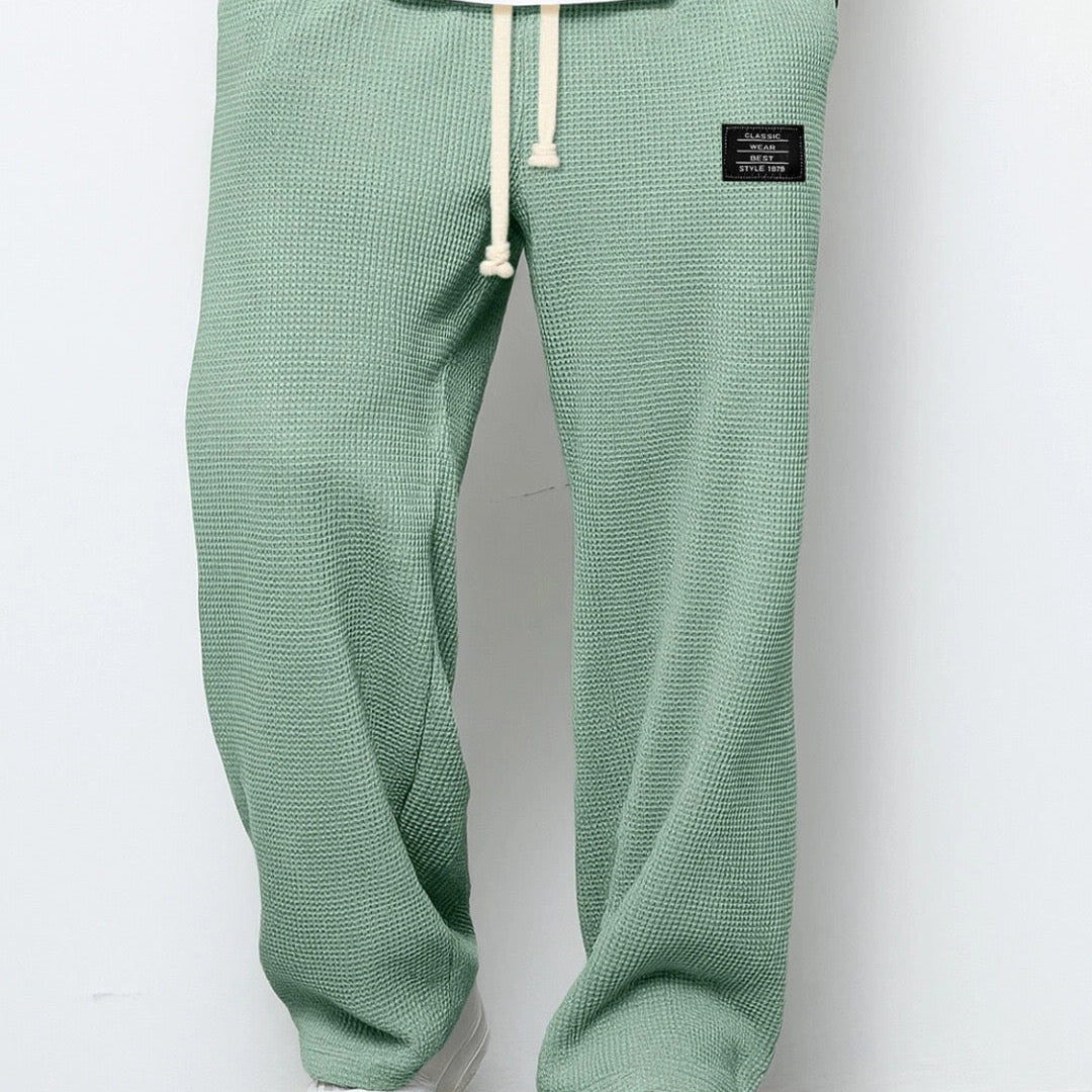 Men's Drawstring Wide Leg Sweatpants