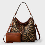 Women's Signature Brown Leather Bag