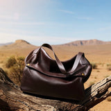 Women's Signature Black Leather Bag