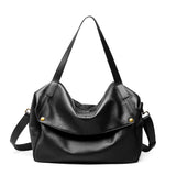 Women's Signature Black Leather Bag