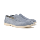 Men's Suede Loafers with Minimalist Design