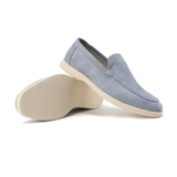 Men's Suede Loafers with Minimalist Design