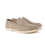 Men's Suede Loafers with Minimalist Design