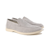 Men's Suede Loafers with Minimalist Design