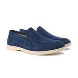 Men's Suede Loafers with Minimalist Design