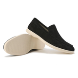 Men's Suede Loafers with Minimalist Design