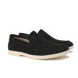 Men's Suede Loafers with Minimalist Design