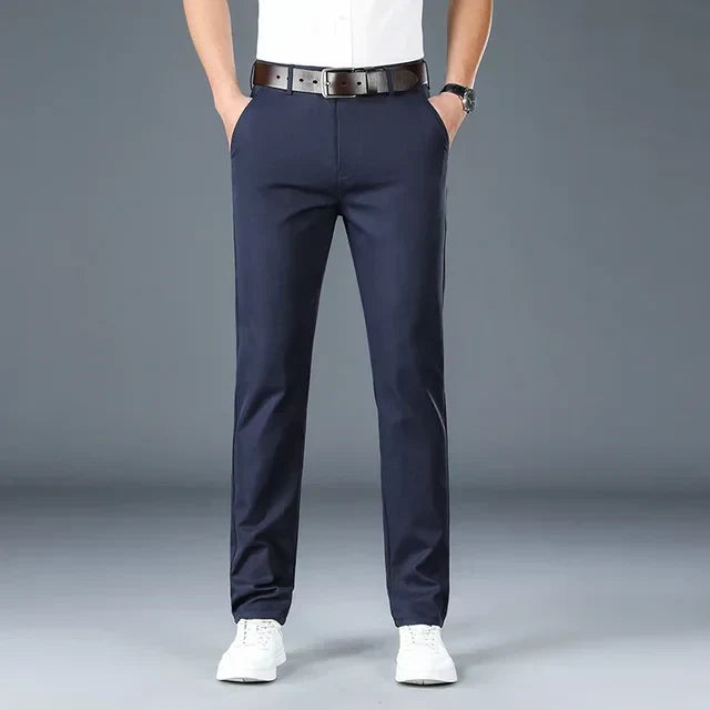 Men's Slim Fit Formal Dress Trousers