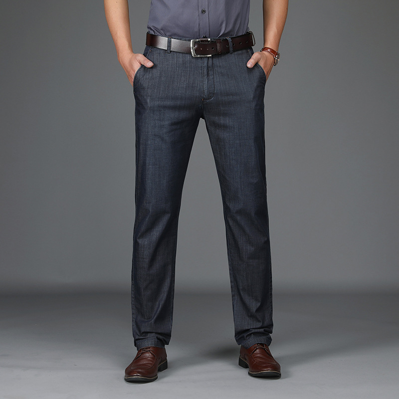 Men's Tailored Stretch Chino Trousers