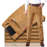 Men's Classic Straight-Fit Corduroy Trousers