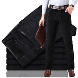 Men's Classic Straight-Fit Corduroy Trousers