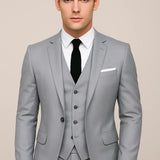 Men's 3-Piece Formal Slim Fit Suit - Single Breasted