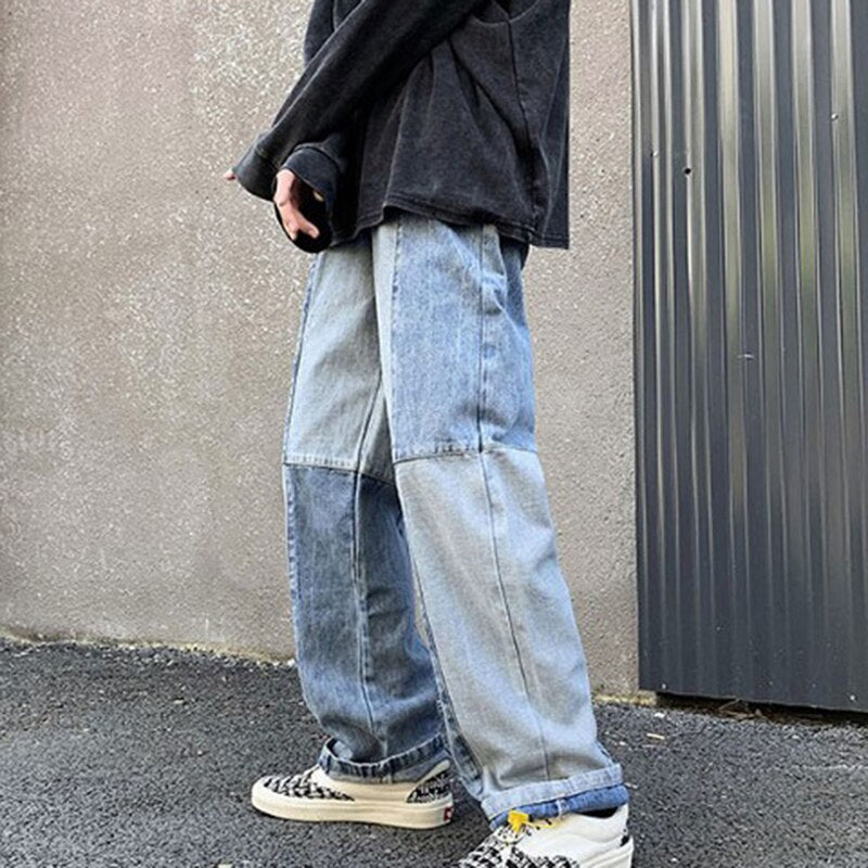 Men's Wide Leg Cargo Jeans
