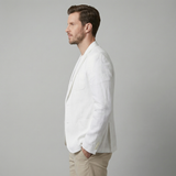 Men's Lightweight White Linen Spring Trousers