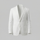 Men's Lightweight White Linen Spring Trousers