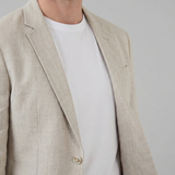 Men's Lightweight White Linen Spring Trousers