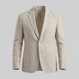 Men's Lightweight White Linen Spring Trousers
