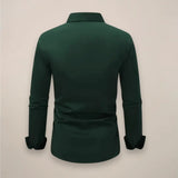 Men's Long-Sleeve Shirt – Timeless Notched Collar with Versatile Smart Design
