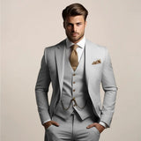 Men’s Slim Fit 3‑Piece Suit – Wedding Tuxedo