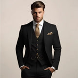 Men’s Slim Fit 3‑Piece Suit – Wedding Tuxedo