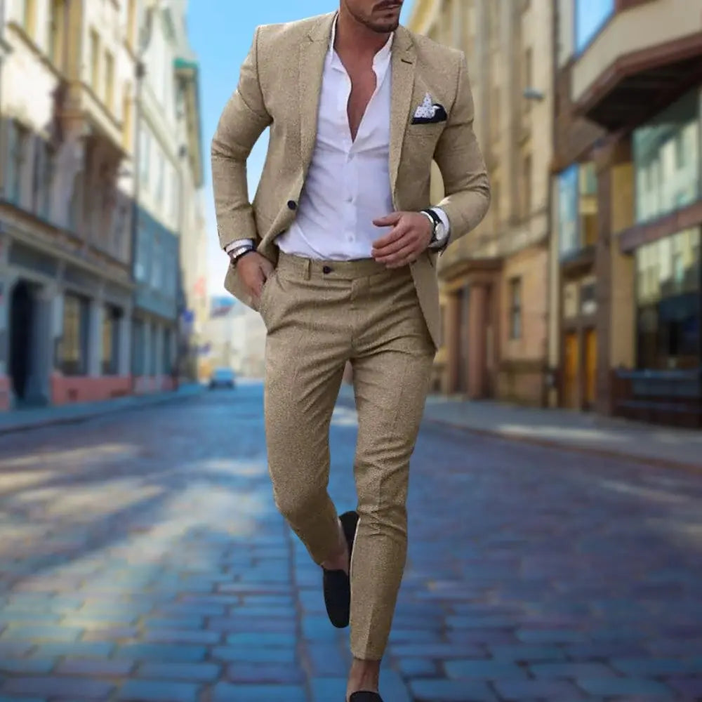 Men’s Slim Fit Two-Piece Suit